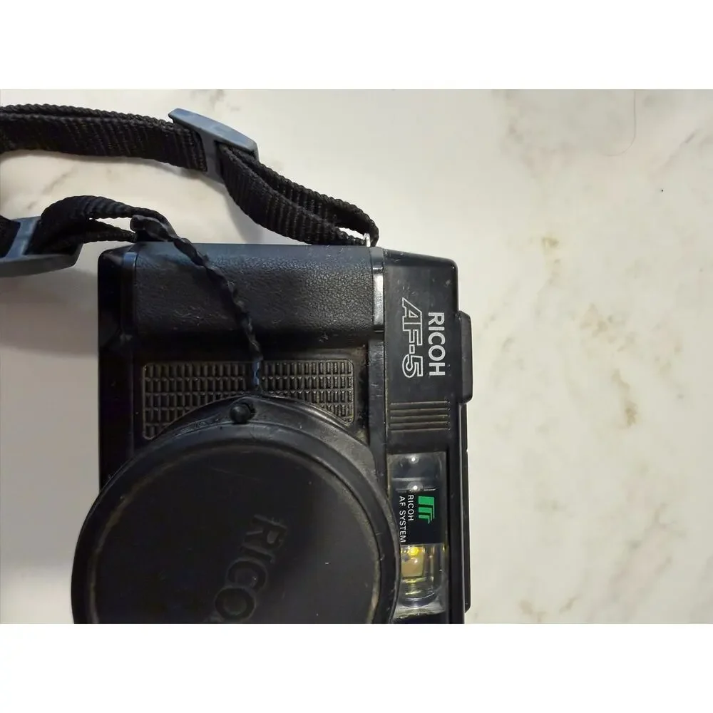 Ricoh AF-5 Vintage Film Camera w/ 38mm F2.8 Lens Point and Shoot - UNTESTED